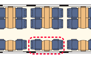 FrecciaBianca座席表