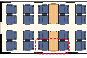 氷河特急 座席表