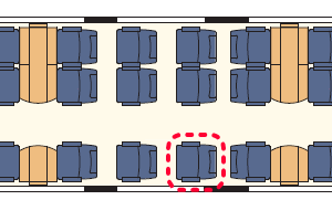ユーロシティ座席表