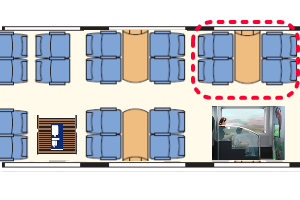 OBBレイルジェット座席表