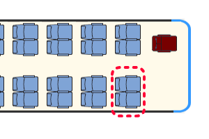 ベルニナバス 座席表