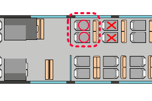 ベルゲン鉄道座席表