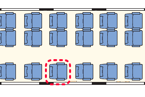 スーパーシティ座席表