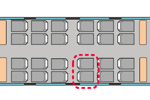 ドブレ鉄道座席表