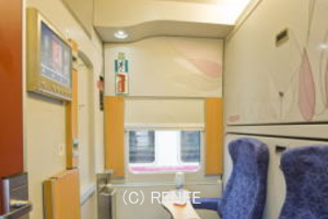 シャワー・トイレ無し寝台車両(2等)