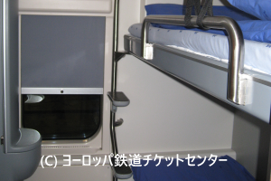 シャワー・トイレ無し寝台車両(2等)