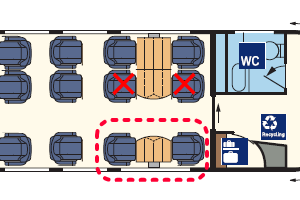 DBインターシティ座席表